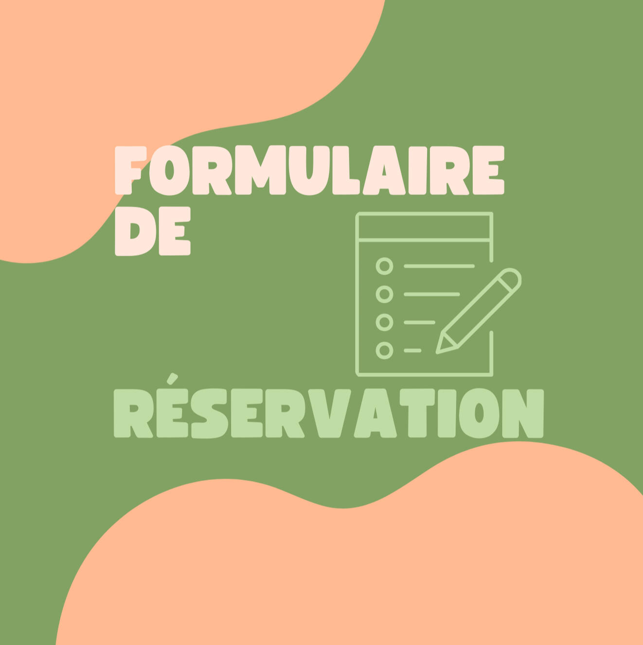 Formulaire de réservation